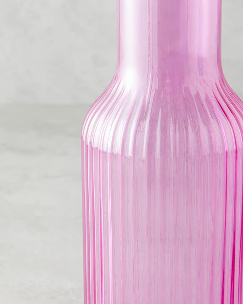 English Home Carnival Cam Karaf 800 ml Pembe - Resim 3