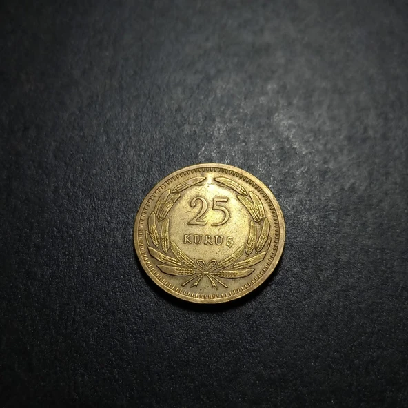 Escoines Koleksiyon 3996368f55d295d979 1951 25 Kuruş ÇÇT+ eski madeni para - Resim 2