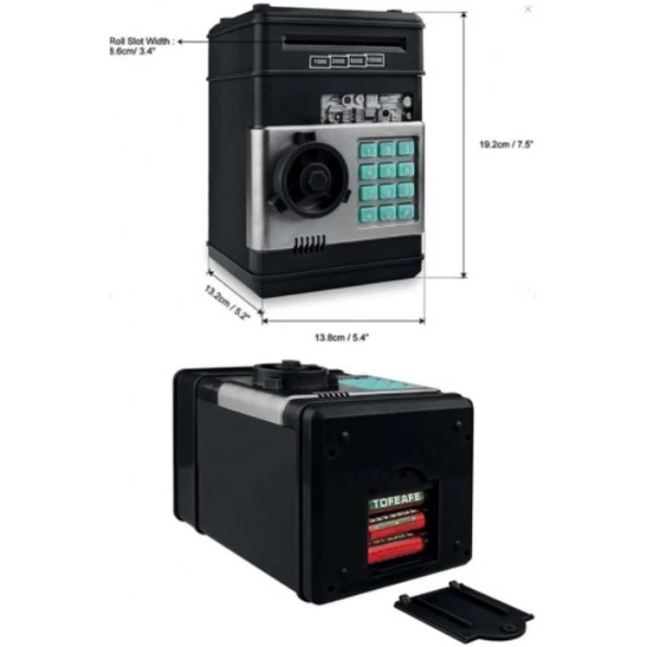 Elektronik Şifreli Kasa Otomatik ATM Kumbara - Resim 4