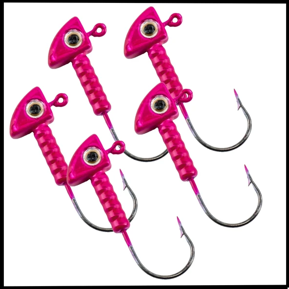 Uyguna-Yakala 7 gr - Pembe -Kurşunlu  Olta İğnesi Zoka -5 Adet ALA.236 ürün görseli