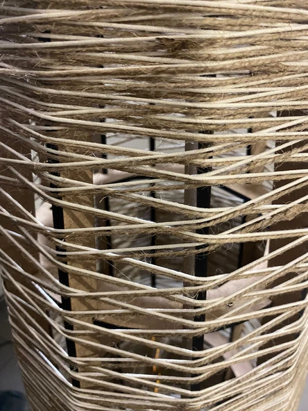 Doğal El Yapımı Lambader Bohem,Ahşap,Modern,Rustik - Resim 7