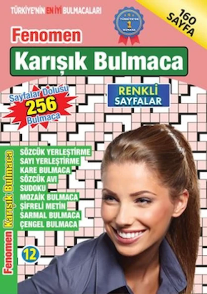 Fenomen Karışık Bulmaca 12 / Kollektif / Maxi Yayıncılık / 9786256138070 ürün görseli