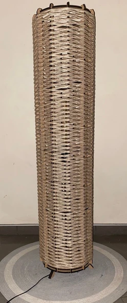 Doğal El Yapımı Lambader Bohem,Ahşap,Modern,Rustik - Resim 6