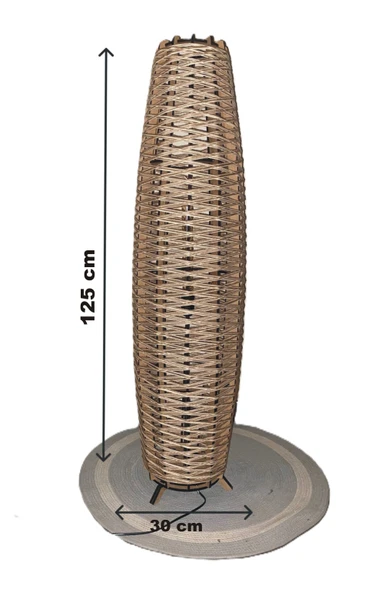 Doğal El Yapımı Lambader Bohem,Ahşap,Modern,Rustik - Resim 2