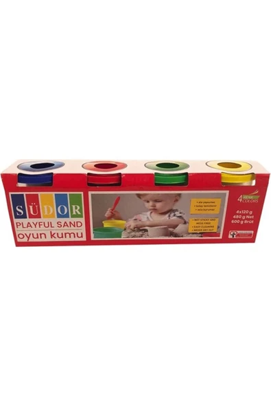 SÜDOR OYUN KUMU 4*120 GR 4 LÜ ürün görseli