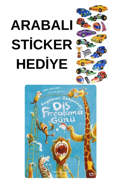 ARABALI STİCKER HEDİYELİ - HAYVANAT BAHÇESİNDE DİŞ FIRÇALAMA GÜNÜ ürün görseli