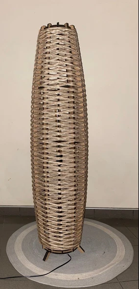 Doğal El Yapımı Lambader Bohem,Ahşap,Modern,Rustik - Resim 5