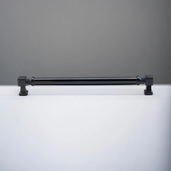 Mobilya Çekmece Mutfak Dolabı Dolap Kulpları Kulbu Kulpu Füme Metal Kulp 224 mm - 22.4 cm - Resim 4