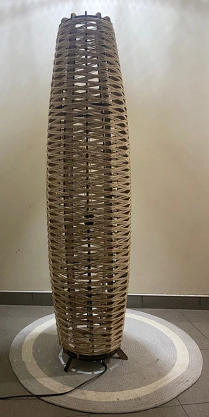 Doğal El Yapımı Lambader Bohem,Ahşap,Modern,Rustik - Resim 4