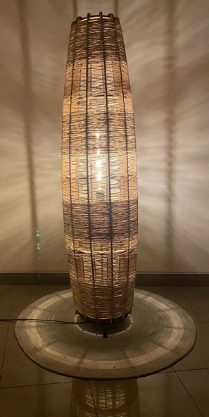 Doğal El Yapımı Lambader Bohem,Ahşap,Modern,Rustik - Resim 3