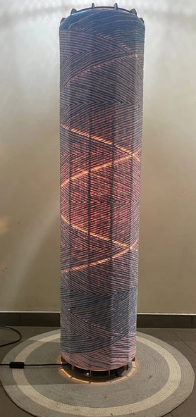 Doğal El Yapımı Lambader Bohem,Ahşap,Modern,Rustik - Resim 7