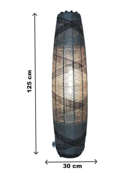 Doğal El Yapımı Lambader Bohem,Ahşap,Modern,Rustik - Resim 2