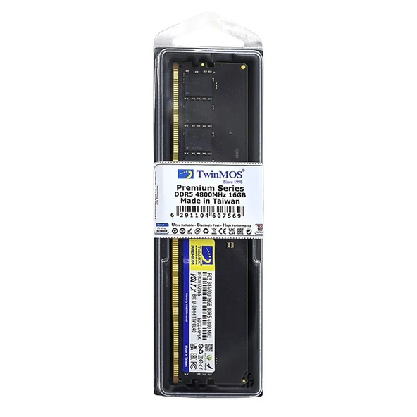 TwinMOS 16GB DDR5 4800MHz (TMD516GB4800U40) - Resim 2