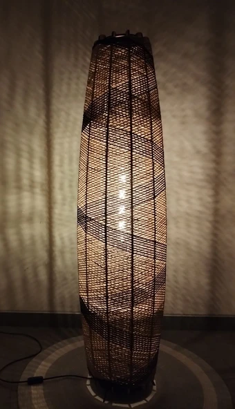 Doğal El Yapımı Lambader Bohem,Ahşap,Modern,Rustik - Resim 6