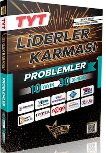 TYT Problemler Denemeleri- 12 Yayın 24 Deneme / Liderler Karması Yayınları / 9786259777313 ürün görseli