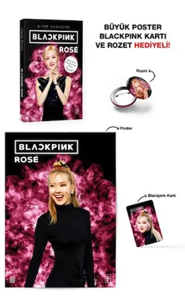 Blackpink Rosé / K-Pop Yıldızları / Cihan Özata / Parodi Yayınları / 9786256588431 ürün görseli