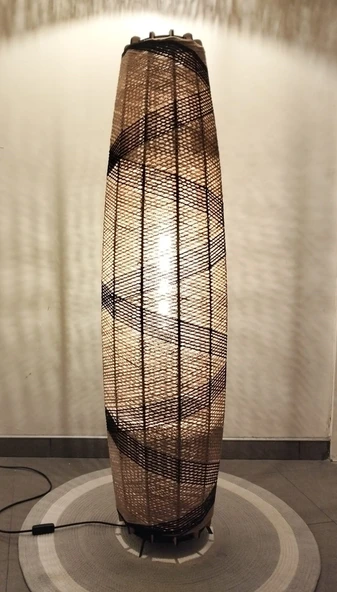 Doğal El Yapımı Lambader Bohem,Ahşap,Modern,Rustik - Resim 7