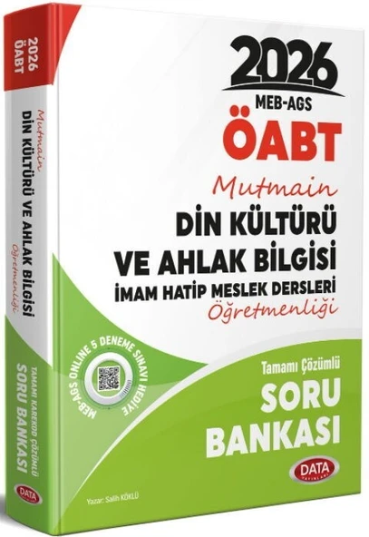 2026 MEB AGS ÖABT Mutmain DKAB İHL Tamamı Çözümlü Soru Bankası Data Yayınları ürün görseli 1