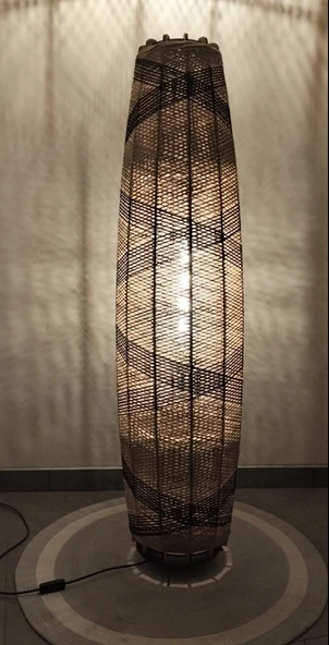 Doğal El Yapımı Lambader Bohem,Ahşap,Modern,Rustik - Resim 3