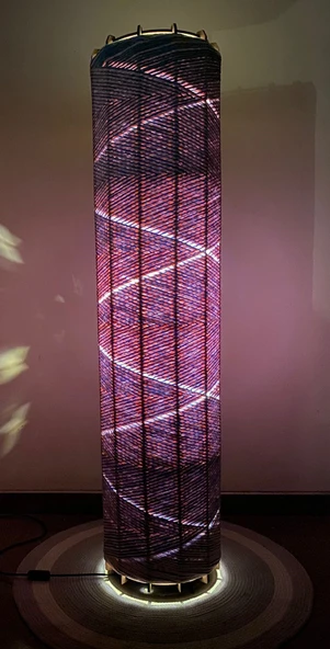 Doğal El Yapımı Lambader Bohem,Ahşap,Modern,Rustik - Resim 5