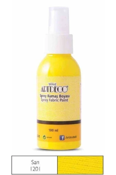 ARTDECO SPREY KUMAŞ BOYASI 100 ML SARI ürün görseli