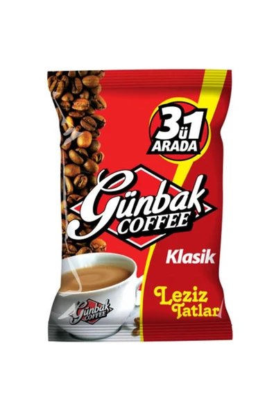 Günbak 3ü 1 Arada Kahve Sade 250 gr X 12 Adet - Resim 2