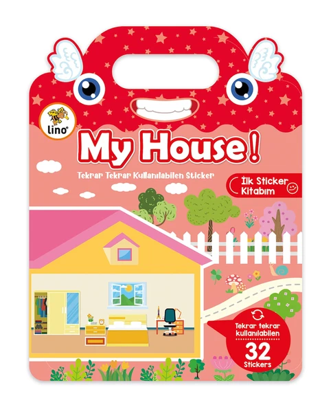 LİNO STICKER İLK STİCKER KİTABIM MY HOUSE LS-503 1 ürün görseli