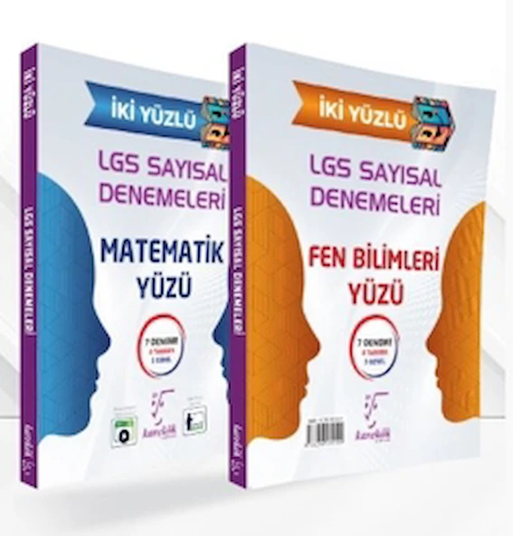 İki Yüzlü LGS Sayısal Denemeleri / Kolektif / Karekök Yayıncılık / 9786256180109 ürün görseli