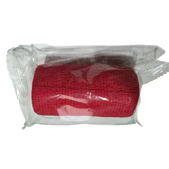 Sayberk Yapışkanlı Hayvan Ayak Bandaj-Kırmızı - Resim 4