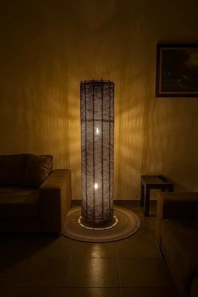 Doğal El Yapımı Lambader Bohem,Ahşap,Modern,Rustik ürün görseli