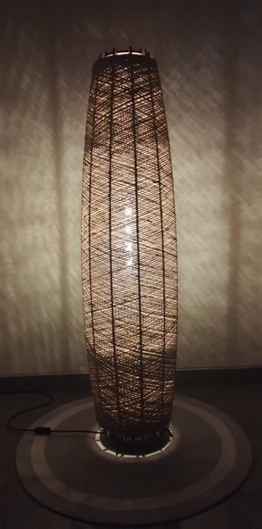 Doğal El Yapımı Lambader Bohem,Ahşap,Modern,Rustik - Resim 5