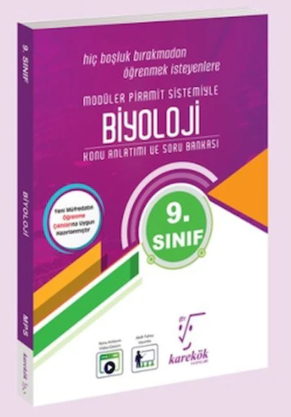 9. Sınıf Biyoloji MPS (Modüler Piramit Sistemi) / Kolektif / Karekök Yayıncılık / 9786256180215 ürün görseli