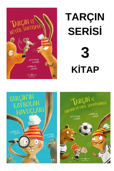 TARÇIN SERİSİ  3 KİTAP  (BÜYÜK TARTIŞMA-KAYBOLAN HAVUÇLAR-FUTBOL ŞAMPİYONASI) ürün görseli