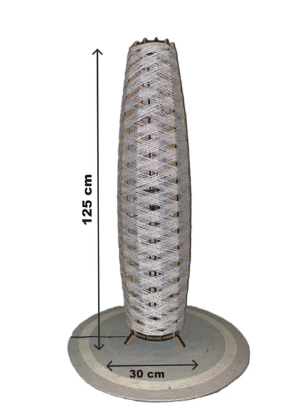Doğal El Yapımı Lambader Bohem,Ahşap,Modern,Rustik - Resim 3