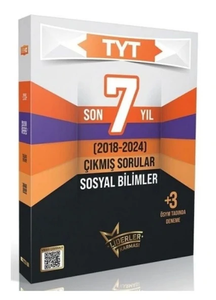 LİDERLER KARMASI SON 7 YIL TYT SOSYAL BİLİMLER ÇIKMIŞ SORULAR +3 ÖSYM BENZER DENEME ürün görseli