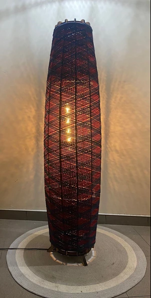 Doğal El Yapımı Lambader Bohem,Ahşap,Modern,Rustik - Resim 5