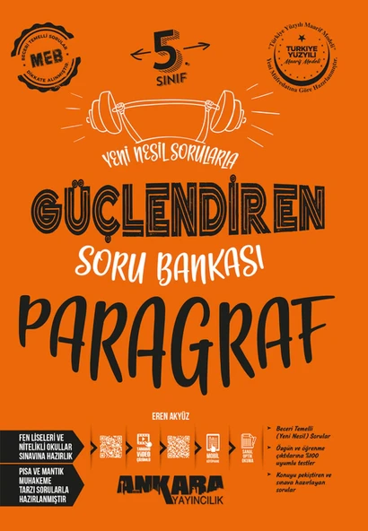 Ankara 5. Sınıf Güçlendiren Paragraf Soru Bankası ürün görseli