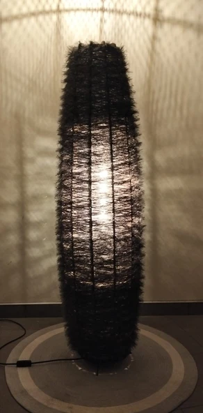 Doğal El Yapımı Lambader Bohem,Ahşap,Modern,Rustik - Resim 2