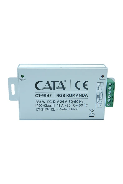 Rgb Şerit Led Için Modül Ve Uzaktan Kumanda Rgb Renk Kontrolcüsü Ct-9147 - Resim 2