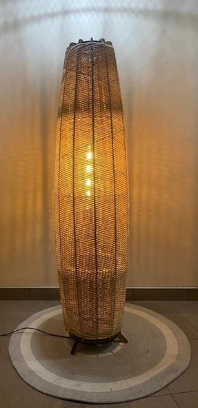 Doğal El Yapımı Lambader Bohem,Ahşap,Modern,Rustik - Resim 4