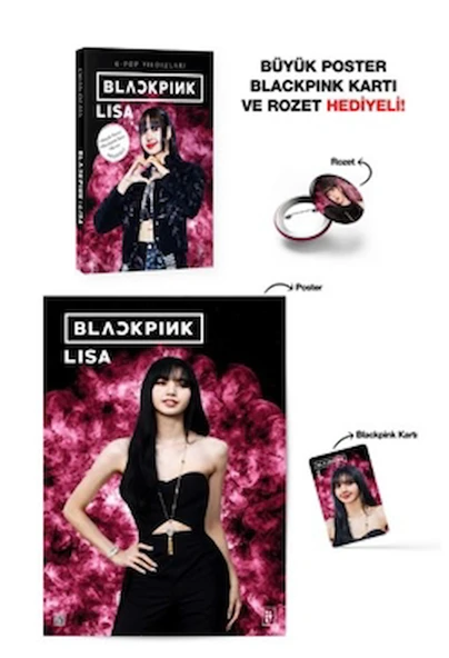 Blackpink Lisa - K-Pop Yıldızları / Cihan Özata / Parodi Yayınları / 9786256588189 ürün görseli