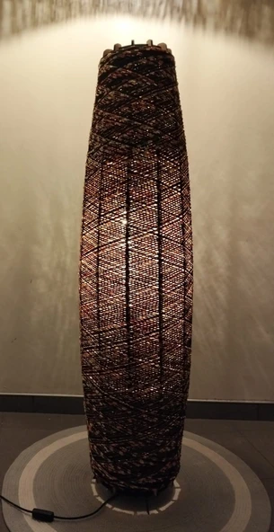 Doğal El Yapımı Lambader Bohem,Ahşap,Modern,Rustik - Resim 2