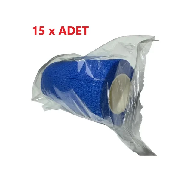 Sayberk Yapışkanlı Hayvan Ayak Bandaj-Mavi - Resim 2