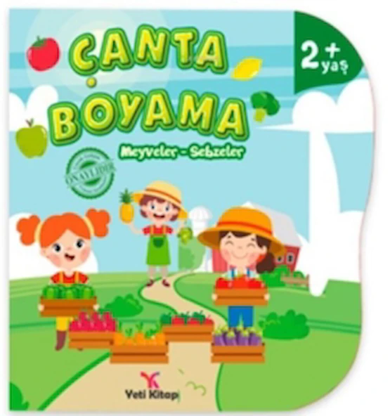 Çanta Boyama : Meyveler, Sebzeler / Feyyaz Ulaş / Yeti Kitap / 9786256801349 ürün görseli