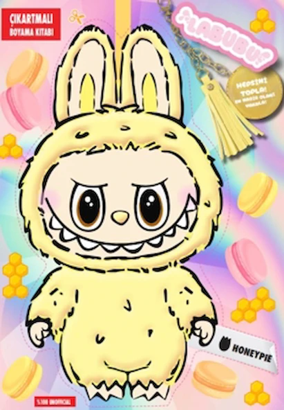 Labubu Honeypie Çılgın Koleksiyon – Çıkartmalı Boyama Kitabı / Doğan Çocuk / 9786255642646 ürün görseli