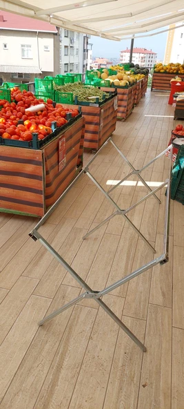 Çok Amaçlı Ahşaplı Kampet Takım - Seyyar Kampet Piknik, Pazar Tezgahı(AHŞAP+ KAMPET.) - Resim 9