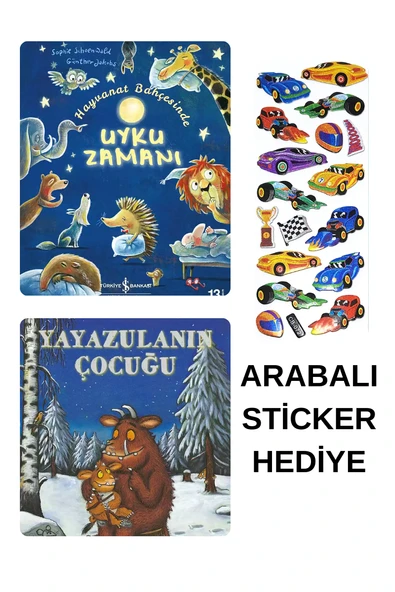 ARABALI STİCKER HEDİYELİ - OKUL ÖNCESİ RESİMLİ KİTAPLAR MASAL - UYKU ZAMANI - YAYAZULANIN ÇOCUĞU ürün görseli
