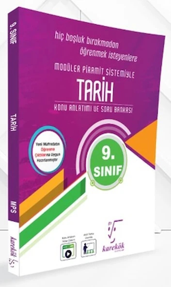 9. Sınıf Tarih MPS / Yasin Kalemci / Karekök Yayıncılık / 9786256180239 ürün görseli