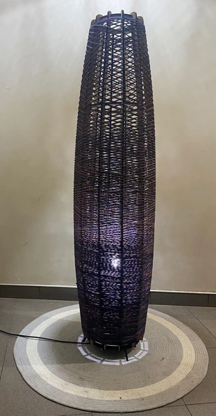 Doğal El Yapımı Lambader Bohem,Ahşap,Modern,Rustik - Resim 6