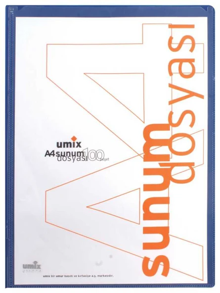 Umix U1147 100 Yaprak Lacivert Sunum Dosyası ürün görseli